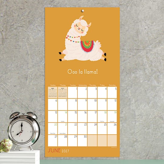 2027 Puns Mini Calendar